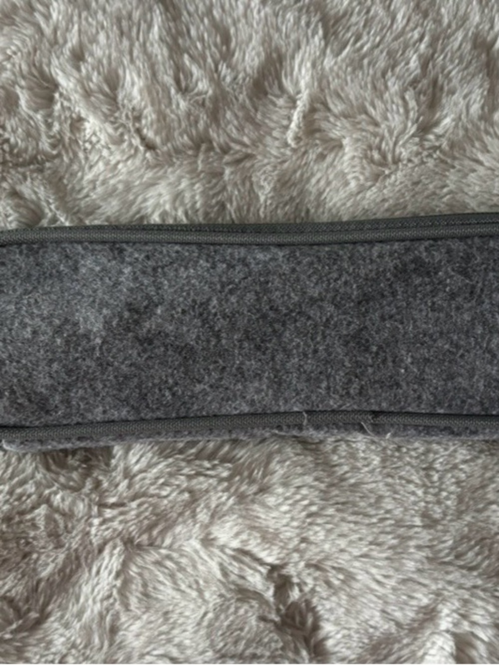 Gray Felt Travel Bag & Utensils